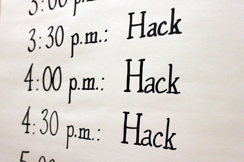 hack schedule