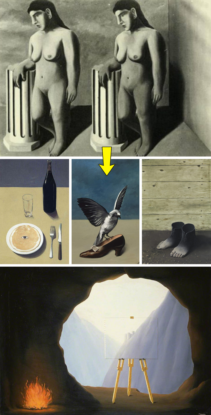 La pose encantada - Rene Magritte